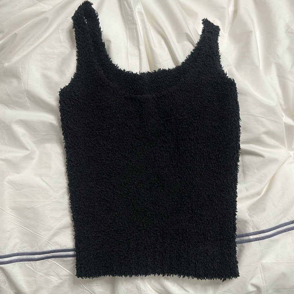 Skims fuzzy tank top